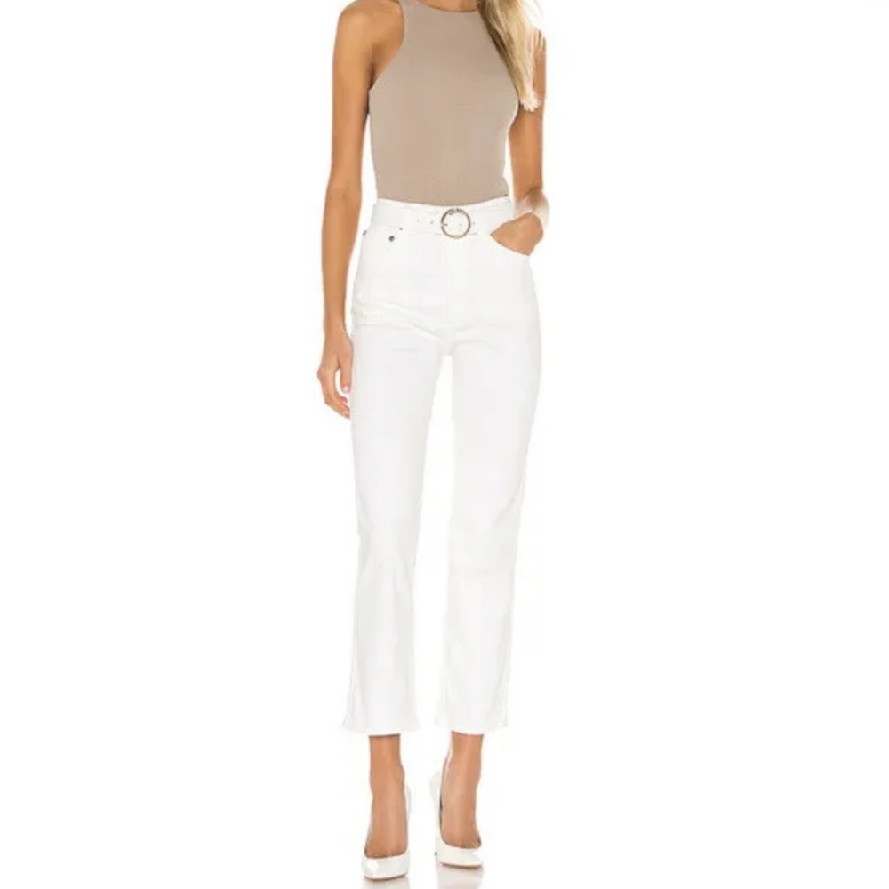 AGOLDE Pinch Waist Jeans White Vinegar 27